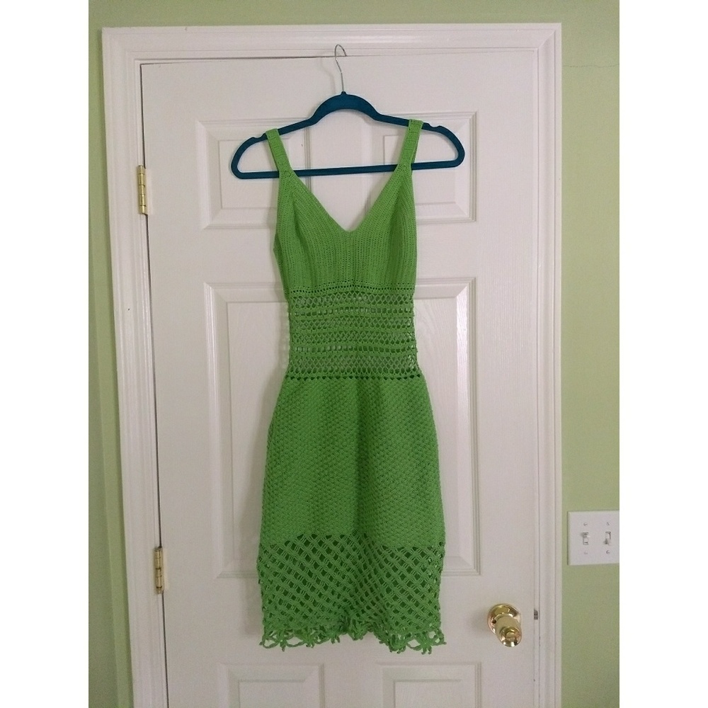 NWOT Handmade crochet cotton dress